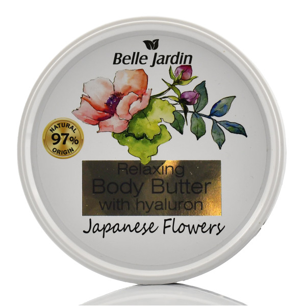 Крем батер для тела с японским цветком, Body Butter with Japanese Flower, Belle Jardin, 300 ml