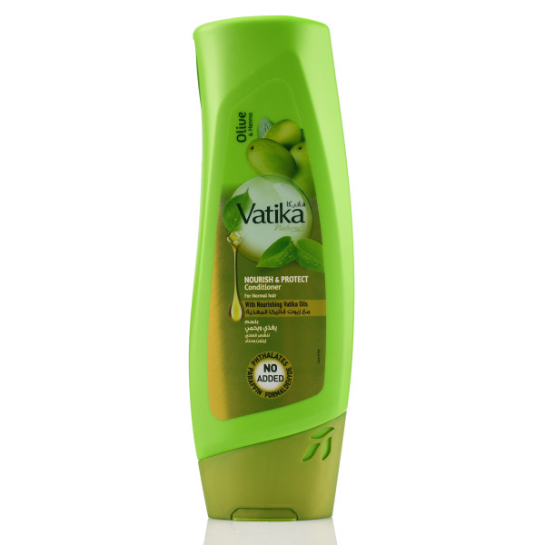 Кондиционер для увлажнения и защиты, оливковый, Ватика , Dabur Vatika Nourish and protect Conditioner , 200 мл