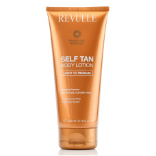 Лосьон для автозагара тела от легкого до среднего, Body Lotion Self Tan Revuele, 200 ml