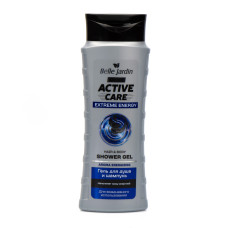 Гель для душа и шампунь 2 в 1, Hair and Body Shower Gel Extreme Energy, Belle Jardin, 400 ml