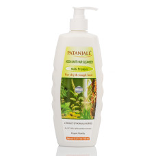 Шампунь для волос, Кеш Канти Милк протеин,  Патанджали, Shampoo Kesh Kanti Milk Protein, Patanjali 450ml