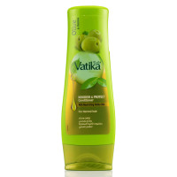 Кондиционер для увлажнения и защиты, оливковый, Ватика , Dabur Vatika Nourish and protect Conditioner , 200 мл
