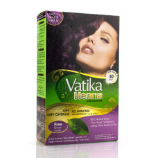 Краска на основе хны 3,16 , Vatika Hair Colour Powder , 60 г (6 пакетиков по 10 г)