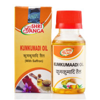 Шафранова олія для обличчя Кумкумаді, Шрі Ганга , Shri Ganga , 50 мл