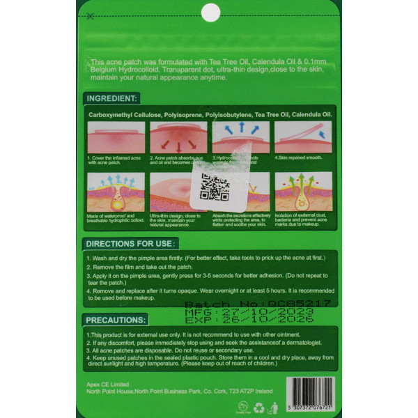 Патчі проти акне, Acne Pimple Patch, 24 шт