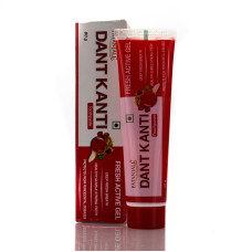 Зубная паста Патанжали Актив Фреш , Patanjali Dant Kanti Fresh Active Gel  - зубная паста, гель, 80 гр.