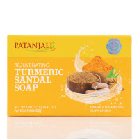 Мыло с куркумой и сандалом, Turmeric Sandal Soap, Patanjali, 125 г