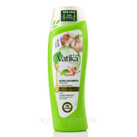 Чесночный шампунь для роста волос, Ватика , Dabur Vatika Garlic Shampoo , 400мл