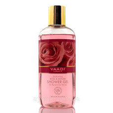 Очаровательный гель для душа «Роза и Могра», Enchanting Rose & Mogra Shower Gel Vaadi Herbals 300мл