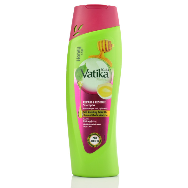 Восстанавливающий шампунь с медом и яйцом Ватика Дабур Dabur Vatika Shampoo, 200 мл 