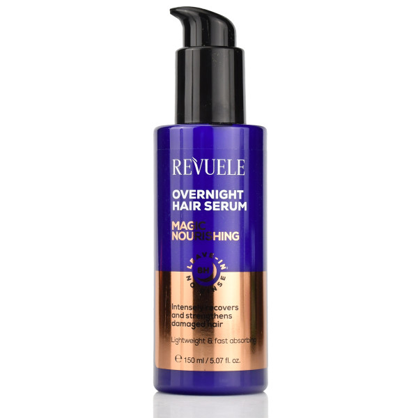 Ночная сыворотка поврежденных  для волос , Overnight Hair Serum, Revuele, 150 ml
