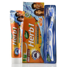 Зубная паста- гель Гвоздика  Dabur, advanced Clove Gel, зубная щетка, 150г