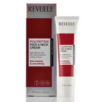 Антивозрастной увлажняющий крем с пептидами,	Polypeptide Face Neck Cream, Revuele, 40ml