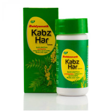Мягкое слабительное в таблетках Кабджахар Kabzhar Baidyanath 30tab