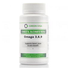 Омега 3, 6, 9 и витамины А, Е, Д Green-visa 120капсул