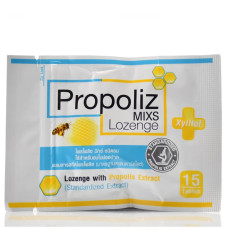 Леденцы для горла Прополис Микс Propoliz MIXS Lozenge 15таб