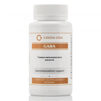 GABA гамма-аминомасляная кислота Green-visa 90 кап. 