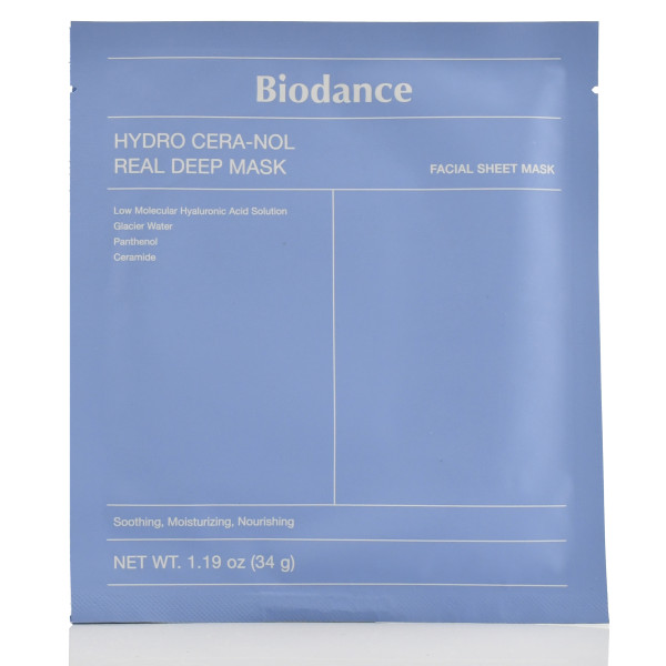 Гидрогелевая маска с керамидами Biodance Hydro Cera-Nol Real Deep Mask 1 шт.