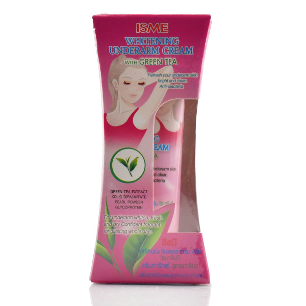 Відбілюючий крем ISME для пахв ISME Whitening Under Arm Cream With Green Tea Extract 15 гр.