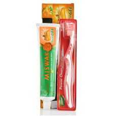Мисвак зубная паста (гель) + щетка,  Miswak Fresh gel, Dabur, 150г