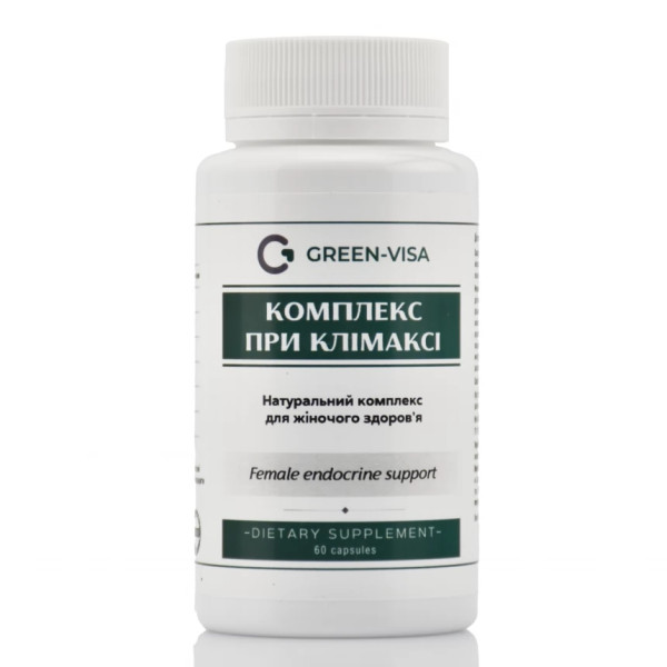 Комплекс при климаксе  Green-visa 60капсул