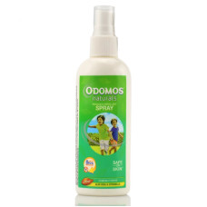 Аюрведический спрей от комаров, Natural Mosquitoes Repellent Spray, Odomos, Dabur, 100ml
