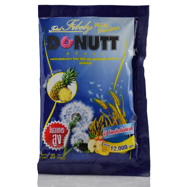 Детокс-напиток АНАНАС от Donutt, 1 пактик 20г похудение, клетчатка
