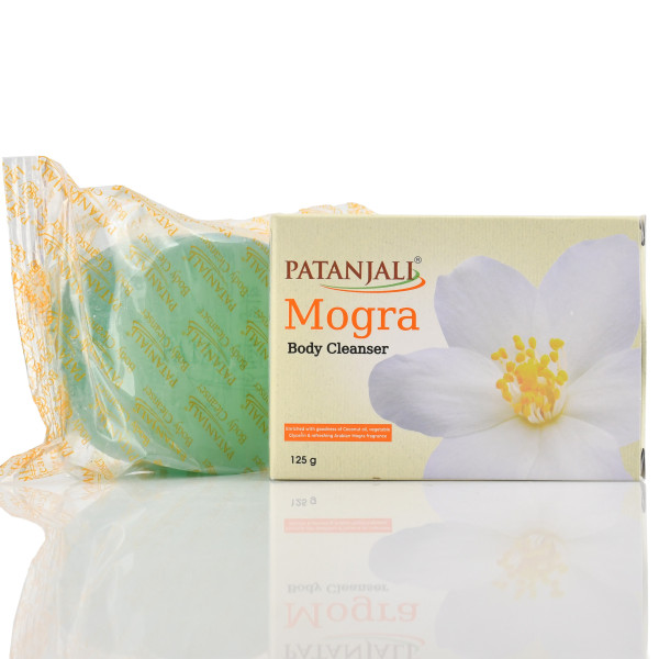Індійське аюрведичне мило Могра, Patanjali, Mogra, Body Cleanser, 125g