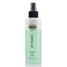 Двухфазный спрей-кондиционер You Look Professional Glamour Bi-Phasic Argan & Macadamia Oil You Look B-Phasic Keratin, Aloe 200 мл