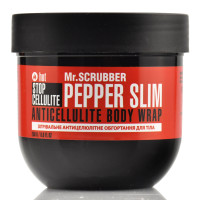 Зігріваюче антицелюлітне обгортання для тіла, Hot Stop Cellulite Pepper Slim Anticellulite Body Wrap, Mr.Scrubber, 250 г