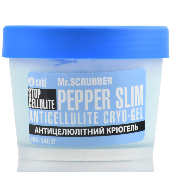 Антицеллюлитный криогель для тела, Stop Cellulite Pepper Slim Anticellulite Cryo-Gel, Mr.Scrubber, 100 г