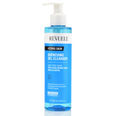 Освежающий гель для умывания с гиалуроновой кислотой и глицерином, Quenching Hydro Skin Gel Cleanser, Revuele, 200 мл