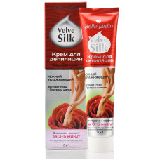 Крем для депиляции с экстрактом розы и протеинами шелка, Depilatory Cream, Belle Jardin, 125 ml