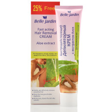 Быстродействующий крем для депиляции с экстрактом алоэ, Depilatory Cream, Belle Jardin, 125 ml