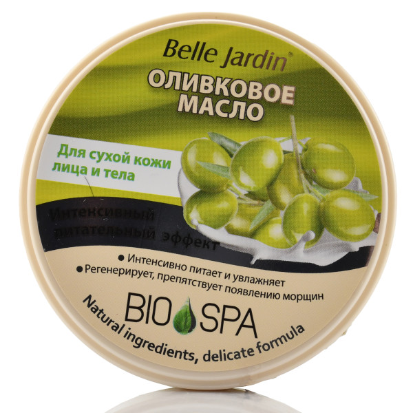 Крем для сухої шкіри обличчя та тіла з оливковою олією, Face and Body Cream, Belle Jardin, 200 мл