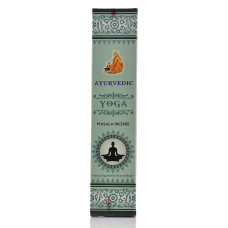 Ароматические палочки, аромапалочки Аюрведик Йога, Ayurvedic Yoga Masala Incense, 15 гр