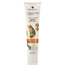Крем для рук и ногтей, питательный, с козьим молоком и аргановым маслом, Cream for hand, Goat`s milk and argan oil, Belle Jardin, 125 ml