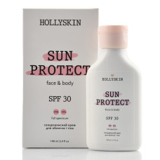 Солнцезащитный крем для лица и тела SPF 30, Cream Sun Protect SPF 30, Hollyskin, 100 мл