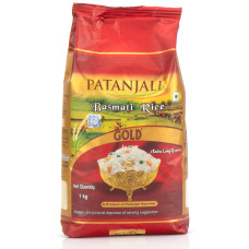 Рис басмати, Gold Basmati Rice, Patanjali, 1 кг