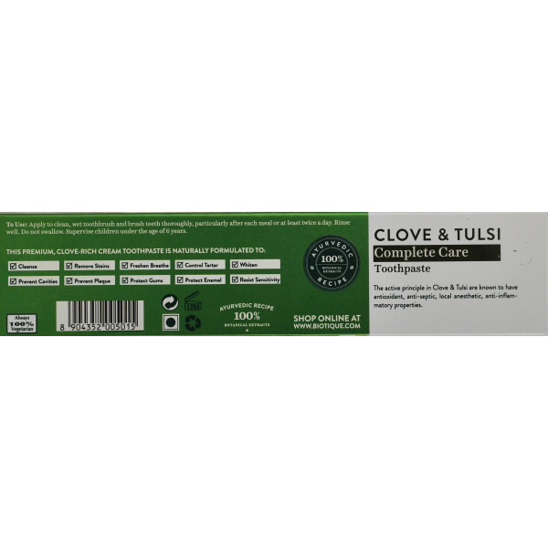 Аюрведична паста з гвоздикою Complete Care Biotique 140 г