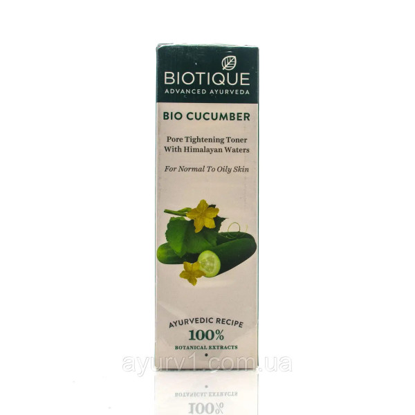 Звуження пори тонік Огірковий, Bio Cucumber Biotique 120 мл
