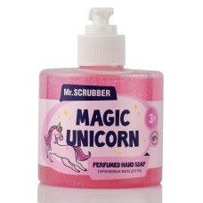 Детское парфюмированное мыло для рук с блестками 3+ Mr.SCRUBBER PERFUMED HAND SOAP MAGIC UNICORN 300 мл