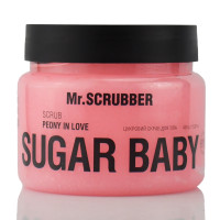 Сахарный скраб для тела Mr.SCRUBBER Sugar Baby Peony in Love – нежное отшелушивание, питание и шелковистая гладкость кожи, 450 г