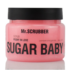 Сахарный скраб для тела Mr.SCRUBBER Sugar Baby Peony in Love – нежное отшелушивание, питание и шелковистая гладкость кожи, 450 г