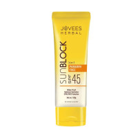 Сонцезахисний крем Інжир та Морква, SPF-45, Джовіс / Cream Sun Block Anjeer & Carrot, SPF-45, Jovees / 100 г
