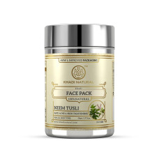 Убтан для лица Ним и тульси, Кхади / Herbal Face Pack Neem Tulsi, Khadi / 50 г