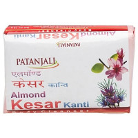 Мыло миндаль и шафран , Almond Kanti Kesar Soap,Patanjali , 75 г
