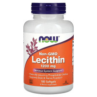 Лецитин із соняшника, США (1200 мг) / Now Foods, Sunflower Lecithin / 100 кап