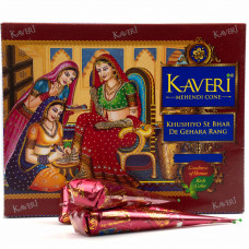Натуральная хна для рисования по телу Кавери,  мехенди, Kaveri Mehendi Cone, 1 конус