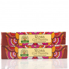 Аромапалочки Пахощі пилкові Троянда Ваніль,Намасте Namaste India Rosa Con Vanilla 15 г